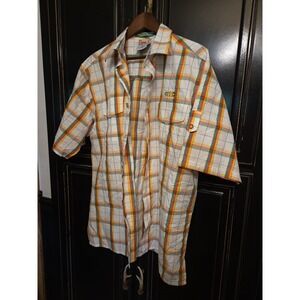 Southpole Plaid SL L  shirt, Y2K, Hexagon Product, Plaid,